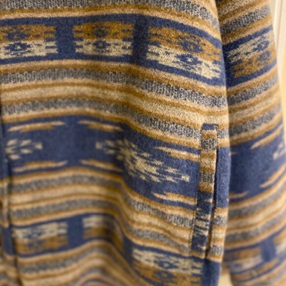 Bit & Bridle Women's Wool Blend Snap Button Fleece Western Equestrian Jacket XL - Picture 3 of 7